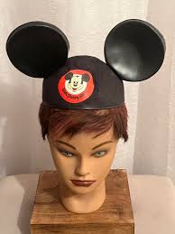 Vintage Personalized Embroidered Name Mickey Mouse Ears/ Connie Monogram