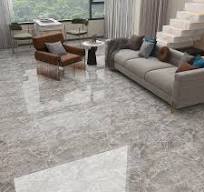 Grey Glossy Full Body Marble Floor Tile 800X800mm Polished Glazed Porcelain  80X80 Ceramic Tiles for Living Room