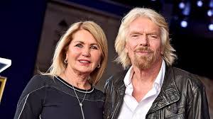 Richard branson and his wife, joan templeman. Skwn5aqzg44vtm