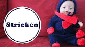 Diese puppe schnittmuster ist ein teil einer sehr großen schnittmuster mit 34 kleidungsstücken für diese sehr süße puppe, 32cm. Puppen Overall Stricken Fur Baby Born Kostenlose Anleitung Youtube