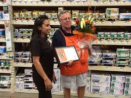 Dicki Was Issued The 5 000 000th Homer Badge Home Depot Store Lab Coat Coat