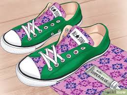 Wipe down the rubber parts with a cotton ball soaked in rubbing alcohol. How To Customize Your Converse Shoes With Pictures Wikihow