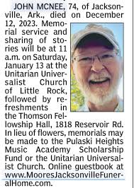 If I recall correctly, John was a former ACC Central Chapter President. RIP.