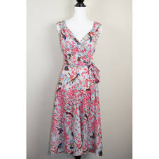1500 x 1500 jpeg 315 кб. Womens Pale Blue Bird Print Vintage Swing Dress