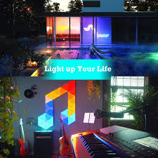 What are the different types of rgb leds? Buy Triangle Wall Lights Smart Led Light Panels With Remote Control Modular Touch Sensitive Rgb Wall Decor Night Light Diy Geometric Splicing Colorful Quantum Light Blocks For Gaming Setup Bedroom 6 Pack Online In