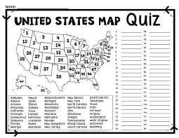 Blank Us Map With State Names Us Map Of Capitals Quiz Us Map Quiz Quiz States And Capitals New America New Un Map Quiz Map Worksheets Social Studies Worksheets