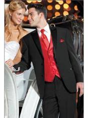 All black suit red bow tie. Any Color Bow Tie