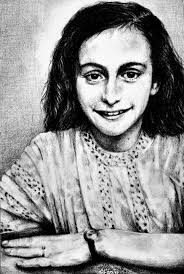 Anne Frank, Drawing by Laurence Keriguy