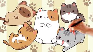 You can choose any shape for the tail of your choice. How To Draw Cute And Kawaii Cartoon Cat