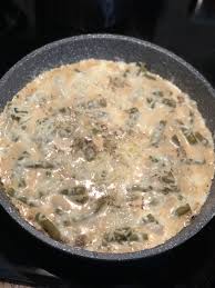 Keto Ground Beef Green Bean Casserole Stuffed Peppers Ground Beef Food
