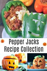 Bell Pepper Jack O Lanterns Vegan Halloween Recipes