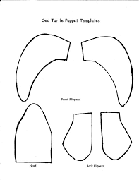 Sea Turtle Puppet Template Turtle Crafts Sea Turtle Craft Turtle Activities