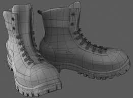 Military Boots 3d Model Military Boots Boots Model