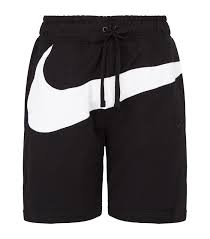 Black And White Shorts Nike Nike Swoosh Sweat Shorts In Black Modesens Black Shorts Men Sweat Shorts Men Sweat Shorts
