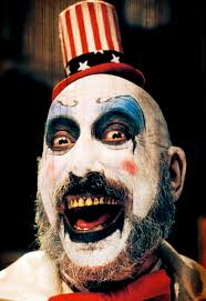 Drum roll please....... Our celebrity guest this year is Sid Haig, better  known as Captain Spaulding. He has appeared in many horror movies including  The Devil's Rejects and House of 1000 Corpses.