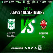 Patriotas boyacá atlético nacional live score (and video online live stream) starts on 2 sept 2021 at 23:00 utc time at estadio la independencia stadium, . Atletico Nacional Na Twitteru Atletico Nacional Vs Patriotas F C Manana A Las 7 10 P M En El Atanasio Girardot Vamostodosalestadio