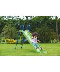 Buy Chad Valley 7ft Kids Garden Slide Green And Blue Slides Argos Gardening For Kids Plastic Injection Molding Kids