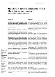 Currently, there persist several popular formulas, and our ideal weight calculator provides their. Pdf Male Breast Cancer Experience From A Malaysian Tertiary Centre Rohaizak Muhammad Academia Edu