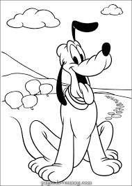 Pluto To Print Drawings 16 Disney Zeichnen Ausmalbilder Wenn Du Mal Buch