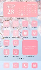 Best Aesthetic Pink Ios 14 Home Screen Ideas For Girls My Blog So sieht mein homebildschirn mit ios 14 aus. best aesthetic pink ios 14 home screen