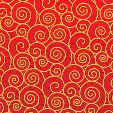Vector Art Chinese Cloud Pattern Isolated On Red Background Chinese Patterns Clouds Pattern Chinese Background