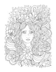 Se agregan miles de imágenes nuevas de alta calidad todos los días. Digital Coloring Book Pages Girls And Flowers Vol 1 By Erikavectorika Thehungryjpeg Com