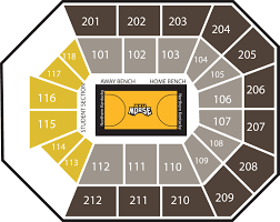 Seating Charts The Bb T Arena At Northern Kentucky University