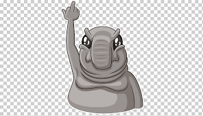 Send cool stickers in whatsapp and spice up the boring group chats! Homunculus Loxodontus Sticker Telegram Vkontakte Homunculus Loxodontus Mammal Fictional Character Meme Png Klipartz