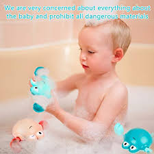 Bath toys can quickly take over your bathroom, so take a good look at the size and number of pieces that come with the toy. Bath Toys Wind Up Swimming Crab Baby Bath Toys For 1 5 Year Old Boy Girls Gifts Toys Pool For Toddlers 1 3 3 4 Years 6 To 12 Months Multi Colors 4 Pcs Pricepulse