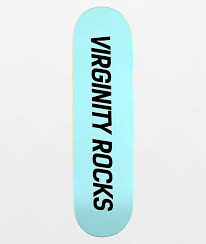 Design your everyday with removable virginity wallpaper you'll love. Danny Duncan Virginity Rocks Blue Black 8 25 Skateboard Deck Zumiez In 2021 Painted Skateboard Skateboard Deck Art Skateboard Decks