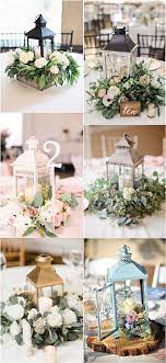 20 Lantern Wedding Centerpiece Ideas On Budget Lantern Centerpiece Wedding Lantern Centerpiece Wedding Rustic Summer Wedding Centerpieces
