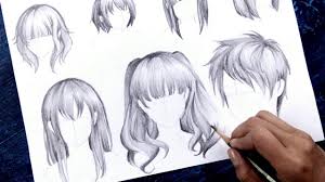 Easy drawing tutorials for beginners, learn how to draw animals, cartoons, people and comics. How To Draw Anime Hair No Timelapse Anime Drawing Tutorial For Beginners Youtube