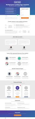Readymade Instapage Landing Page Template Best Conversion Optimized Landing Page Template 8 Responsive Layout Landing Page Page Template Fun Website Design