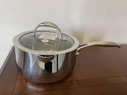 Princess House Tri Ply Stainless Steel 3 Qt. Straining Saucepan (5755) New  | eBay