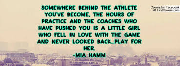 See more ideas about mia hamm, mia hamm quotes, soccer quotes. Mia Hamm Quotes Play For Her Quotesgram