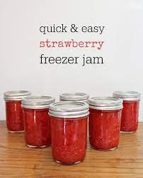 Strawberry Freezer Jam Recipe Freezer Jam Recipes Strawberry Freezer Jam Strawberry Jam Recipe