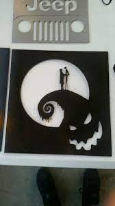 Nightmare Before Christmas Wall Collage Steel Signs Nightmare Before Christmas