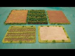 Let S Make Farm Fields Countryside Scenics Series Youtube Crop Field Model Trains Farm Toy Display