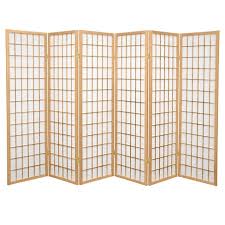 Maybe you would like to learn more about one of these? 5 Ft Tall Window Pane Shoji Screen Natural 6 Panels Target