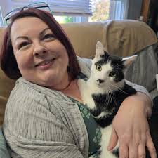 Look who got adopted, it's our 7 year old Crash ! This young man got very  lucky when a nice family started feeding him outside and gave him a shelter  in Trenton (