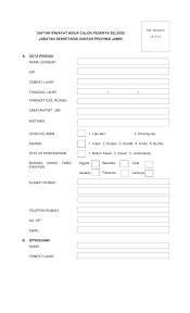 Pada pembahasan selanjutnya ini anda akan diberi contoh dari cv kosong atau sejenis format cv. Doc Riwayat Hidup Contoh Makalah