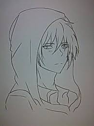 Just A Boy With A Hoodie My Drawings Boy Drawing Girl Drawing