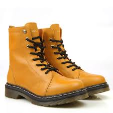 coturno cravo canela amarelo 85605 blackboots coturno botas curtas coturno feminino