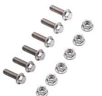 ‫مسامير رأس سداسية ذات حواف ، مسامير شفة ، مجموعة مسامير العادم M10X1.5-35mm  6 -حزمة‬‎
