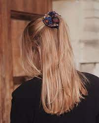 12 Ways To Wear Scrunchies How To Wear A Scrunchie Half Up Hairstyle Srunchie Scrunchies Hair Styles Hairstyle Curly Hair Styles