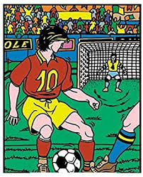 Sport fussball zeichnen applikationen schule geburtstag fußball kunstbilder zeichentrick silhouette. Colorvelvet 37 X 28 Cm Fussball Zeichnen Ausmalen System Mittel Mehrfarbig Amazon De Spielzeug