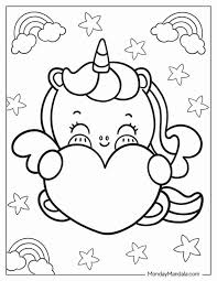 heart coloring page
