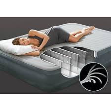 Intex Comfort Plush Mid Rise Dura Beam Airbed With Built In Electric Pump Bed Height 13 Qu Air Bed Air Mattresses Plush Mattress