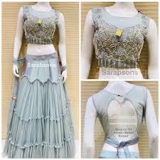 Sarabsons Shop No 101 Naveen Market Kanpur Clothes Design Kurti Designs Lehenga Crop Top