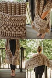 Emekliyim Com Geri Donusumun Merkezi Cepli Atki Modelleri Pocket Scarf Bohem Tig Desenleri Orme Sal Krose